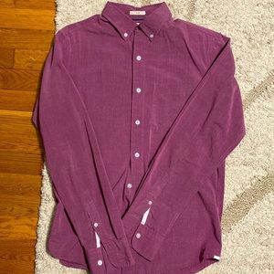 Hawker Rye slim fit Maroon button down